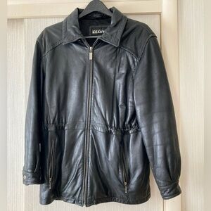 Kenneth Cole Reaction 90s soft leather jacket